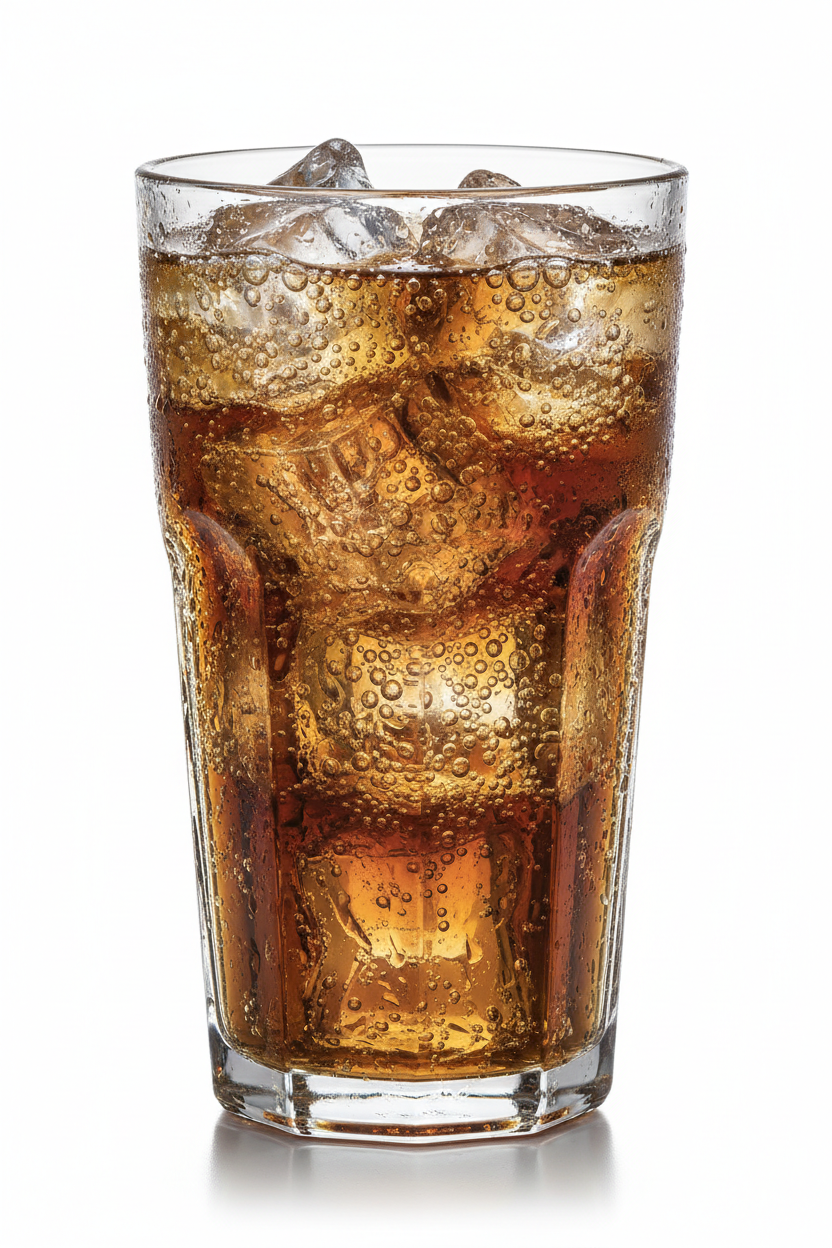 glass of soda