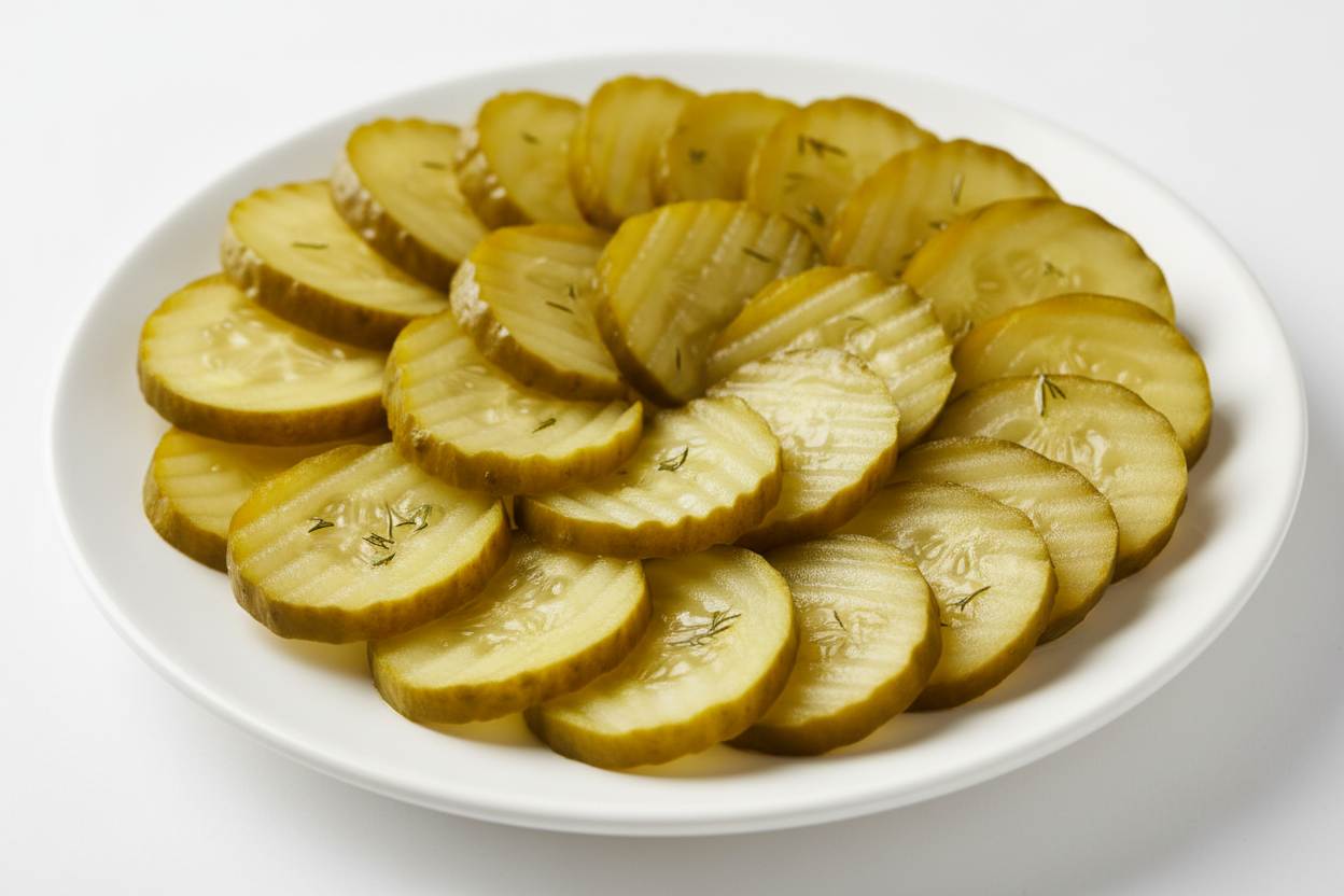 sliced pickles