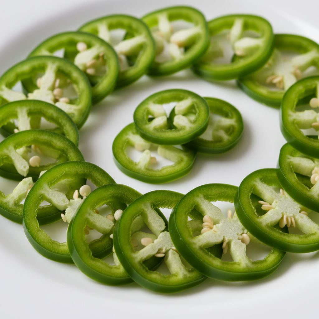sliced jalapenos